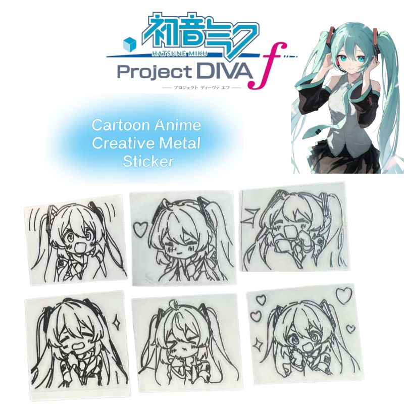 Model Kit Accessories - Hatsune Miku cartoon anime character series