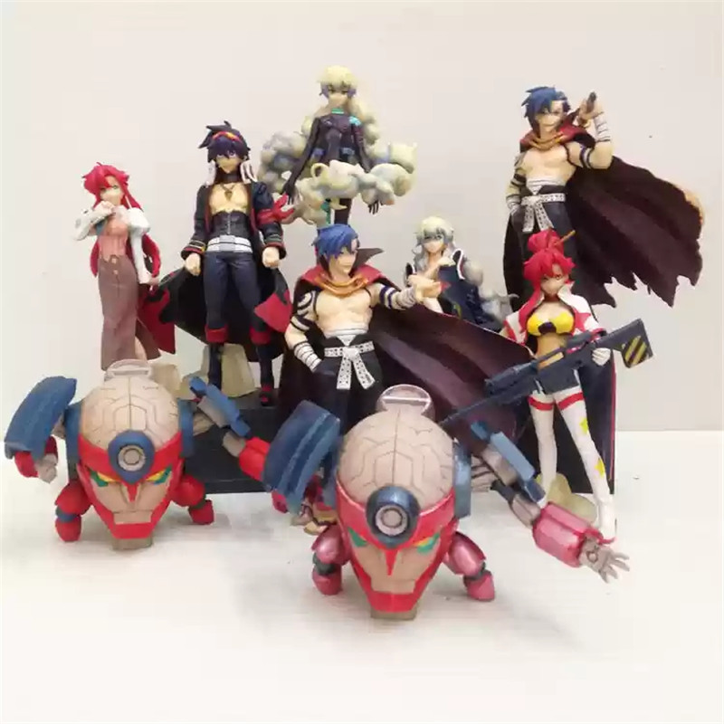 Model Kit Gurren Lagann - 8-15cm Cartoon Tengen Toppa Gurren-Lagann action