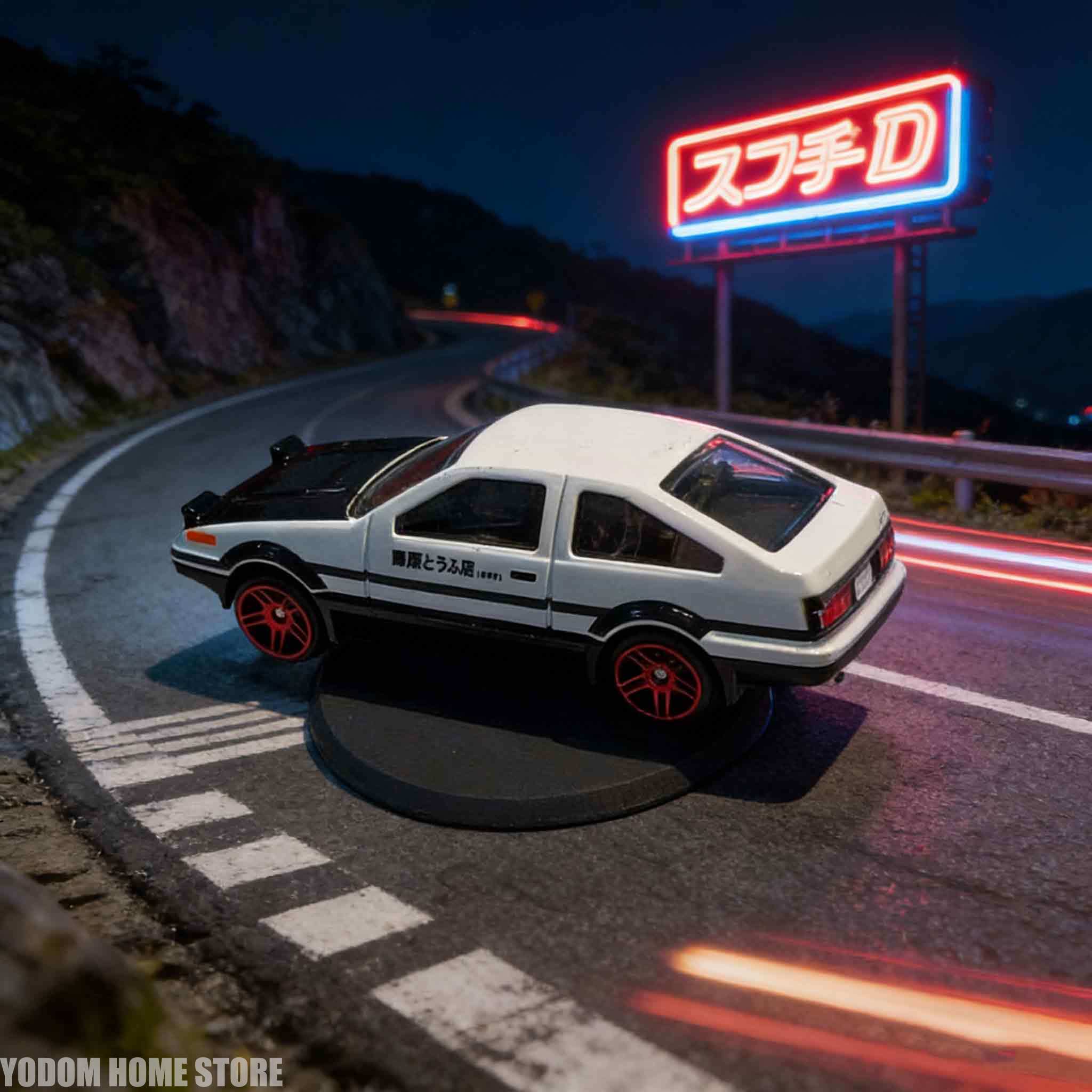 Model Kit Initial D - Initial D AE86 Mini Car Model
