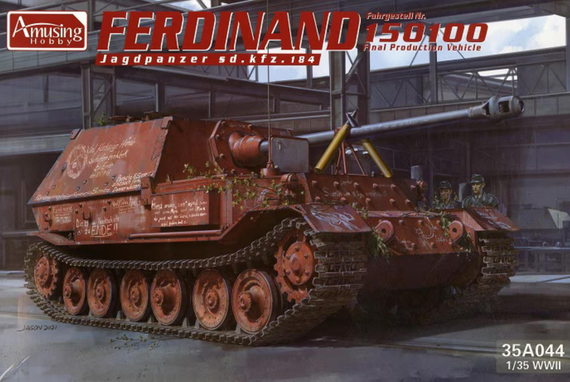 35A044 Amusing 135 Ferdinand N - огляд і ціна Model Kit History
