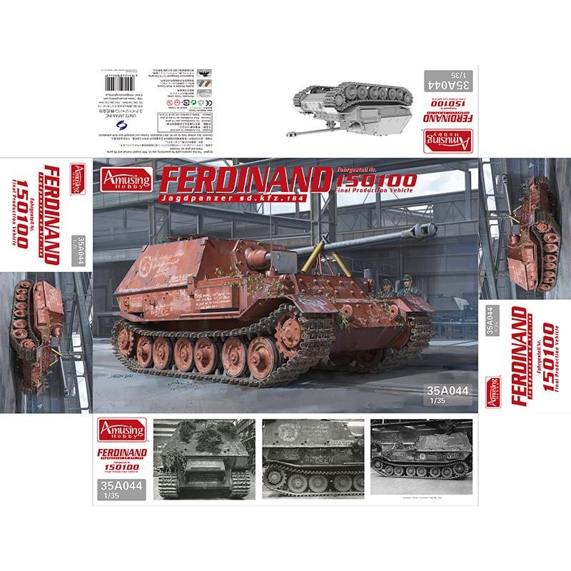 35A044 Amusing 135 Ferdinand N - огляд і ціна Model Kit History