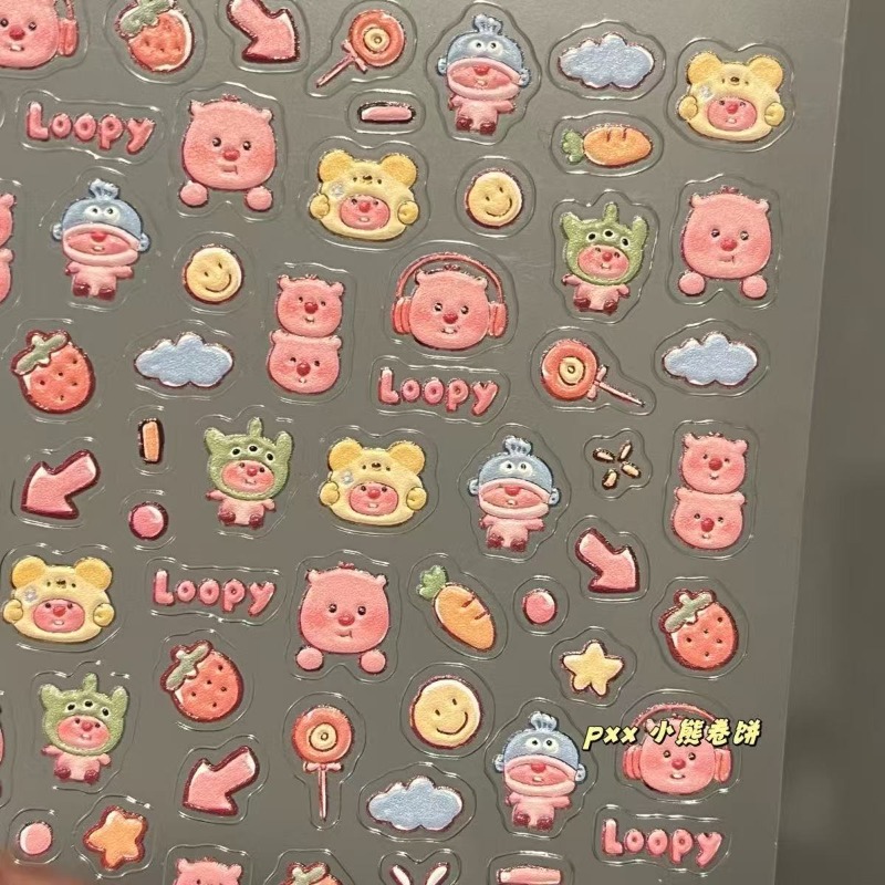 Loopy 3D embossed sticker, tra - огляд і ціна Model Kit Accessories