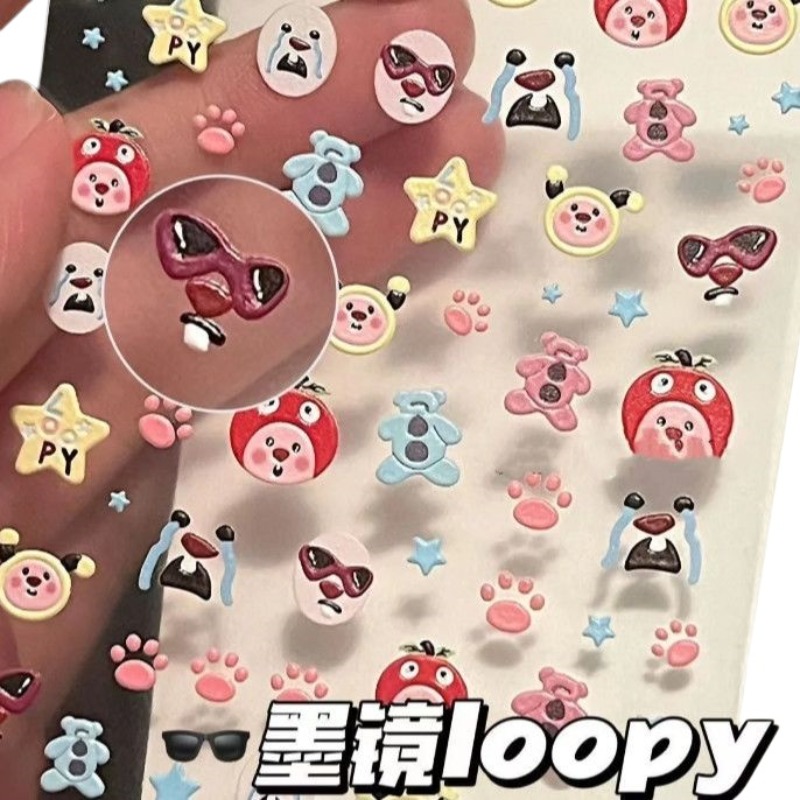 Loopy 3D embossed sticker, tra - огляд і ціна Model Kit Accessories