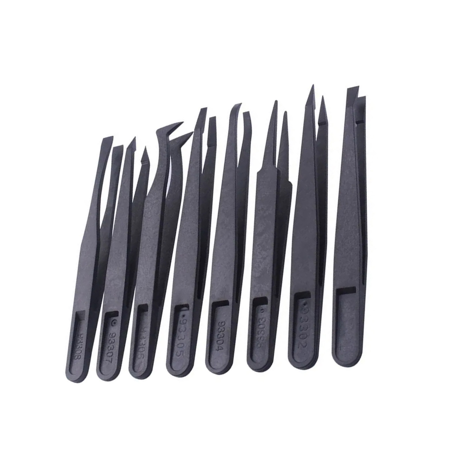 8pcs Carbon Fiber Tweezers Set - огляд і ціна Model Kit Water Decal