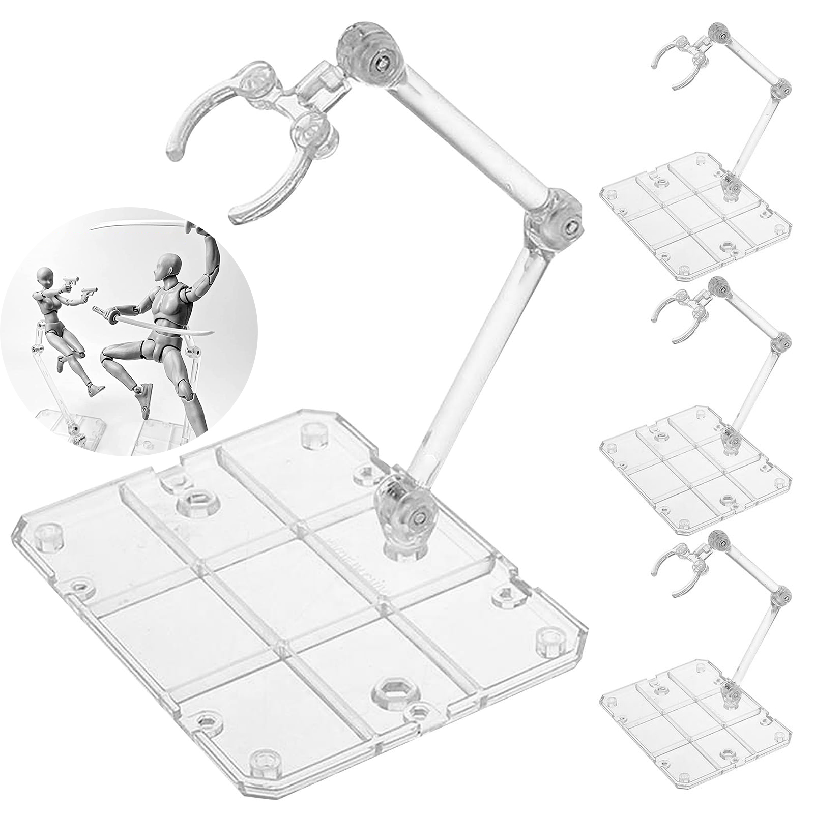 Clear Action Figure Stand,Asse - огляд і ціна Model Kit Hg