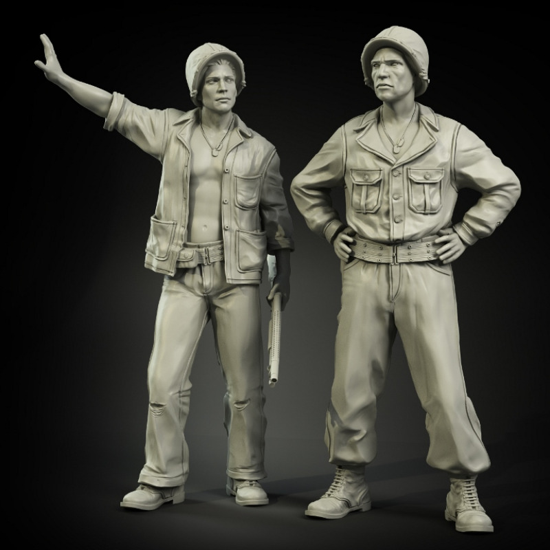 1/35 Scale Resin Figure Model  - огляд і ціна Model Kit History