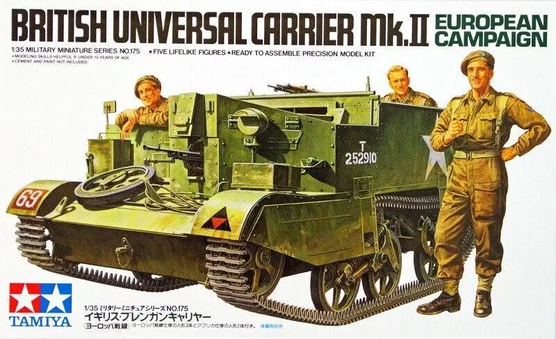 Tamiya 35175 1/35 Model Kit Br - огляд і ціна Model Kit Instructions