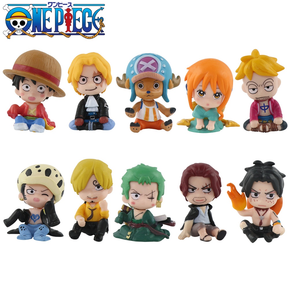 One Piece 10PCS  Figures Set L - огляд і ціна Model Kit Judge