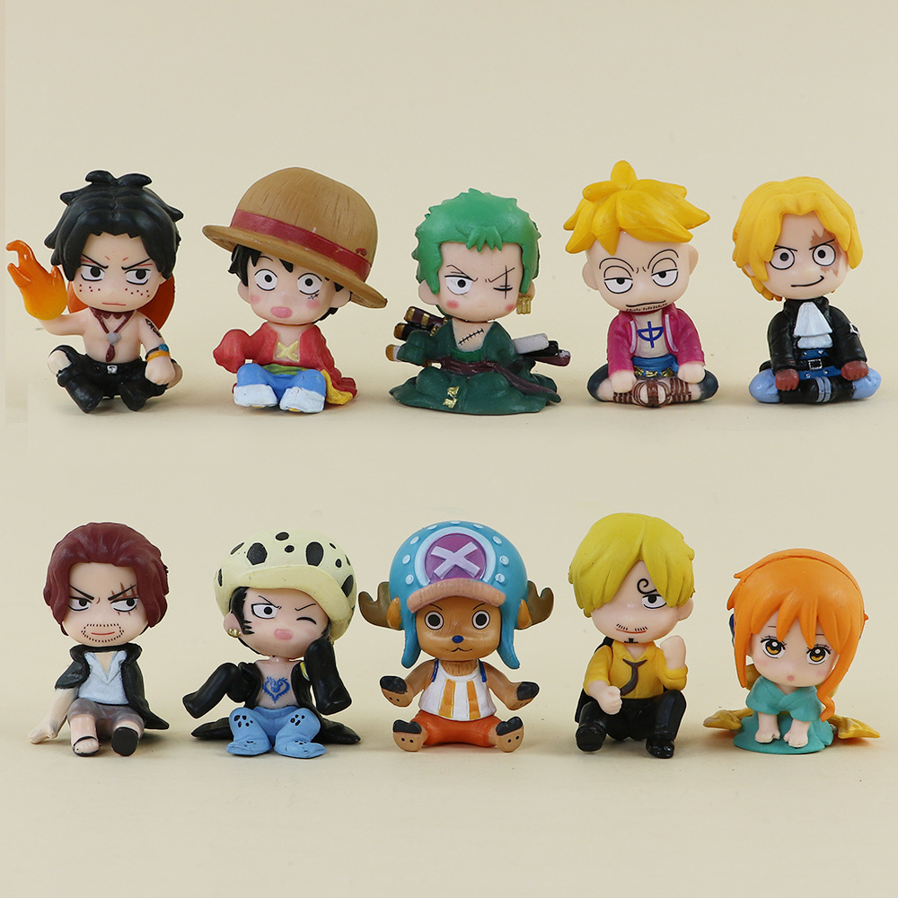 One Piece 10PCS  Figures Set L - огляд і ціна Model Kit Judge