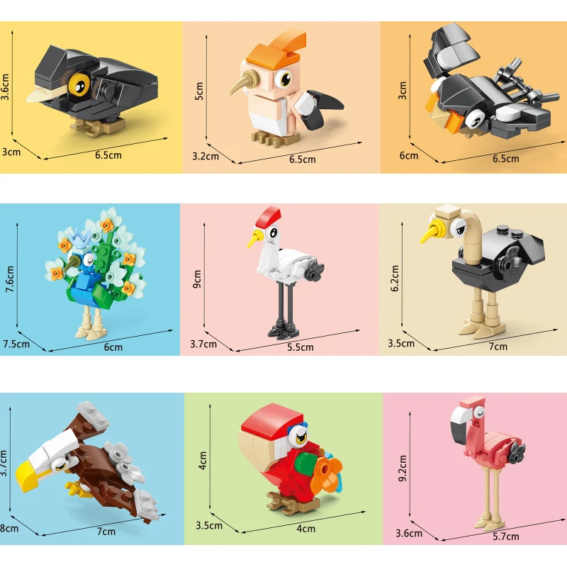 Bricks Animal Bird Paradise Cr - огляд і ціна Model Kit For Girls