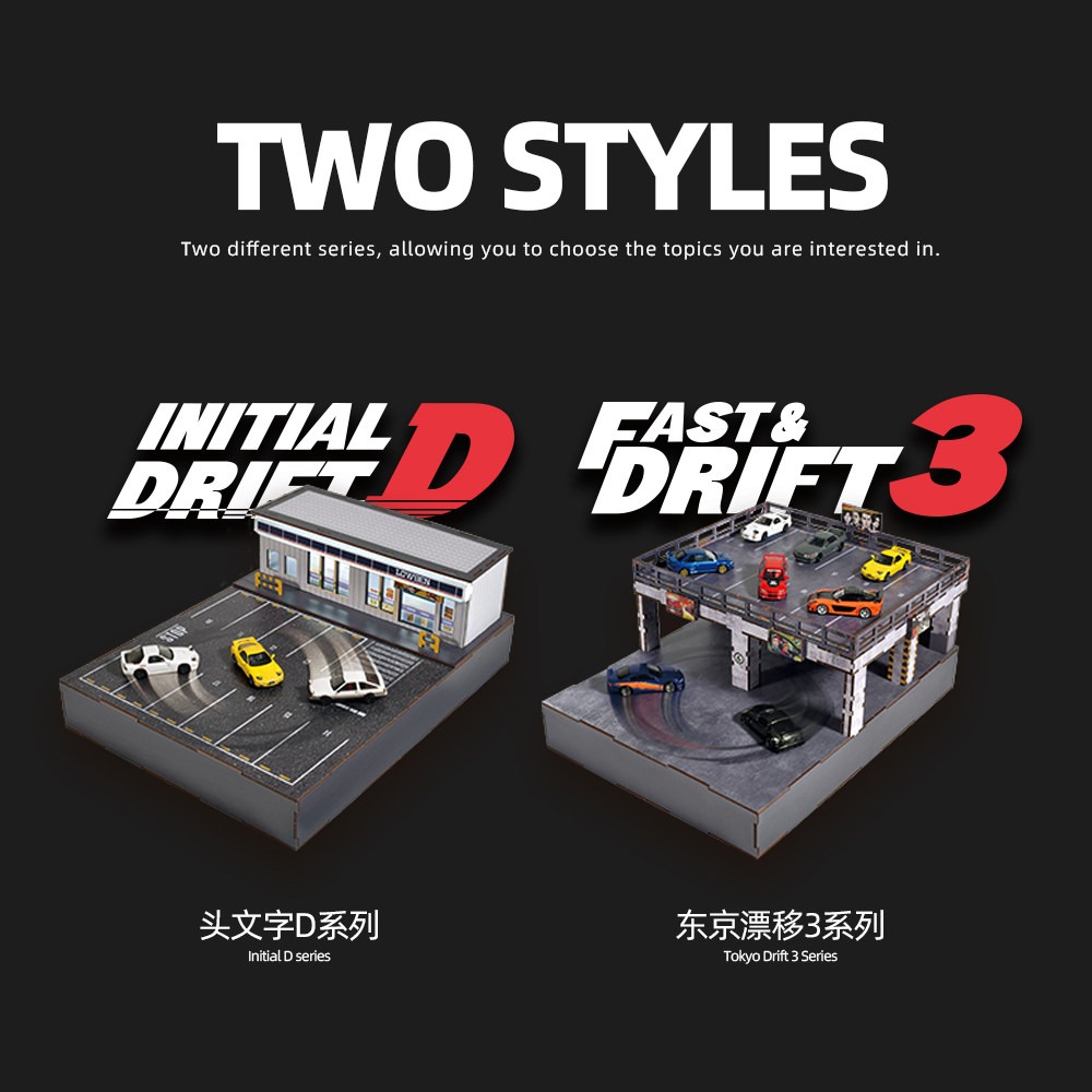 1:64 Scale Car Model Magnetic  - огляд і ціна Model Kit Initial D