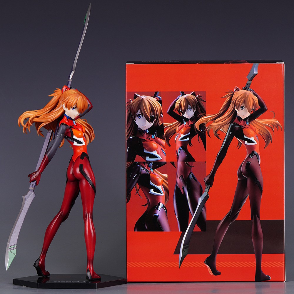 28cm Anime EVA Asuka Combat fo - огляд і ціна Model Kit Evangelion Bandai