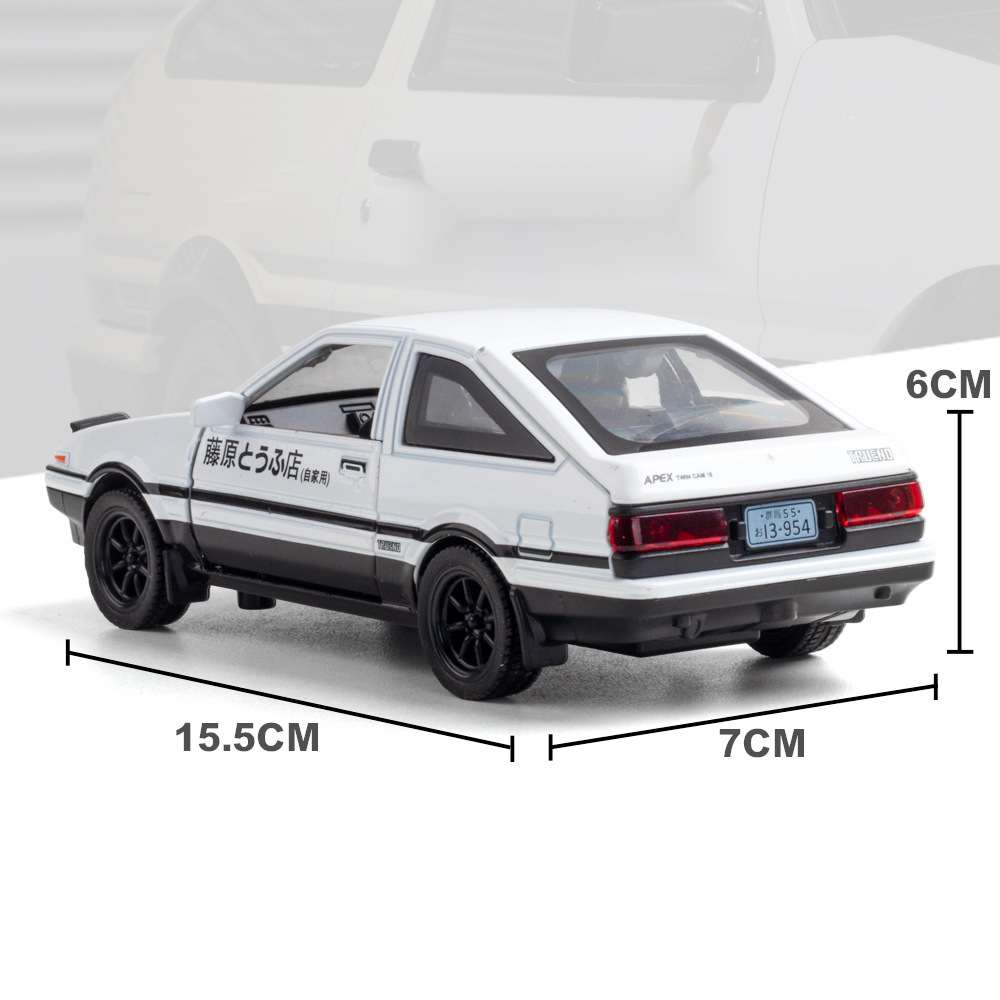 1:32 INITIAL D AE86 Alloy Car  - огляд і ціна Model Kit Initial D
