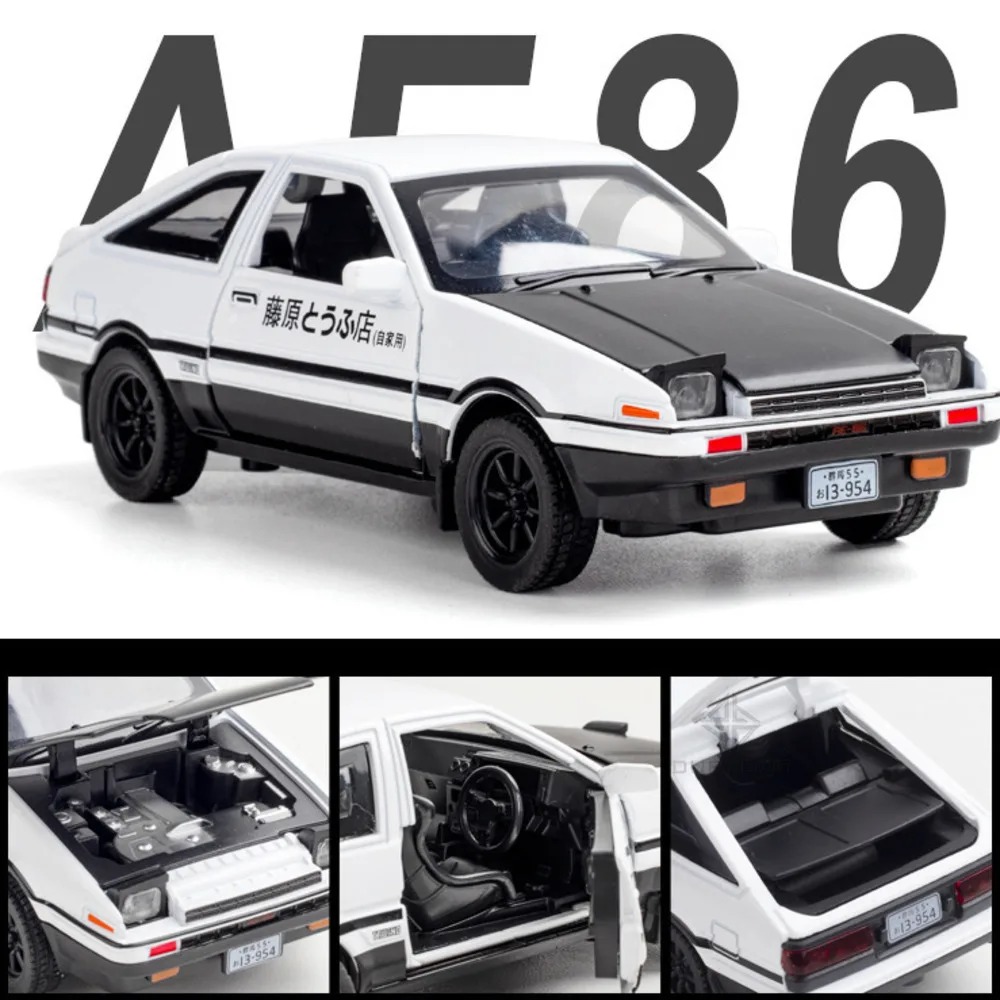 Alloy Diecast Scale Car Model  - огляд і ціна Model Kit Initial D