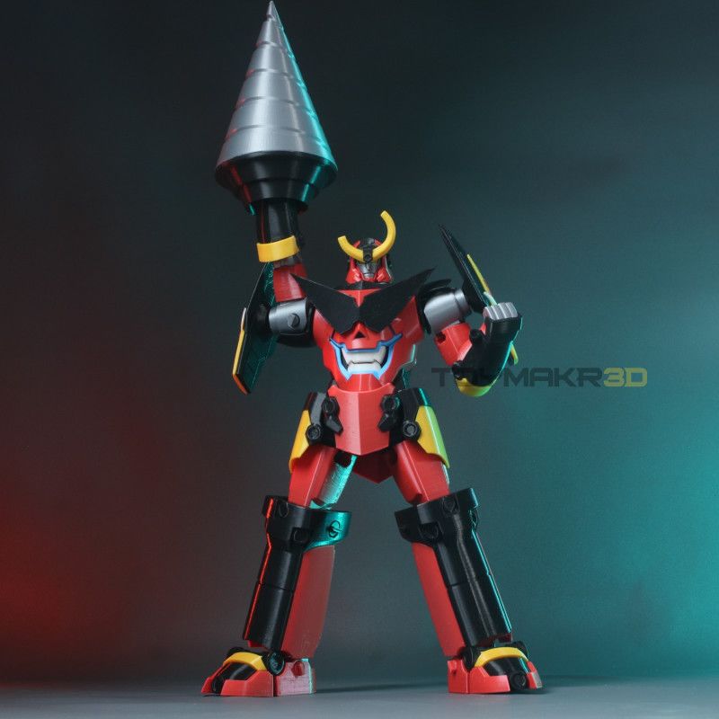 3D Printed Tengen Toppa Gurren - огляд і ціна Model Kit Gurren Lagann