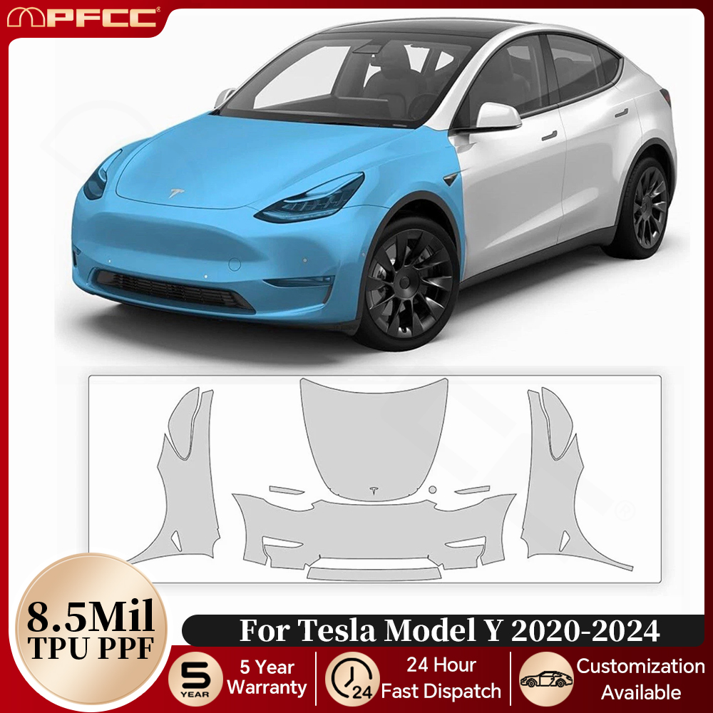 Pre-cut PPF For Tesla Model Y  - огляд і ціна Model Kit Instructions